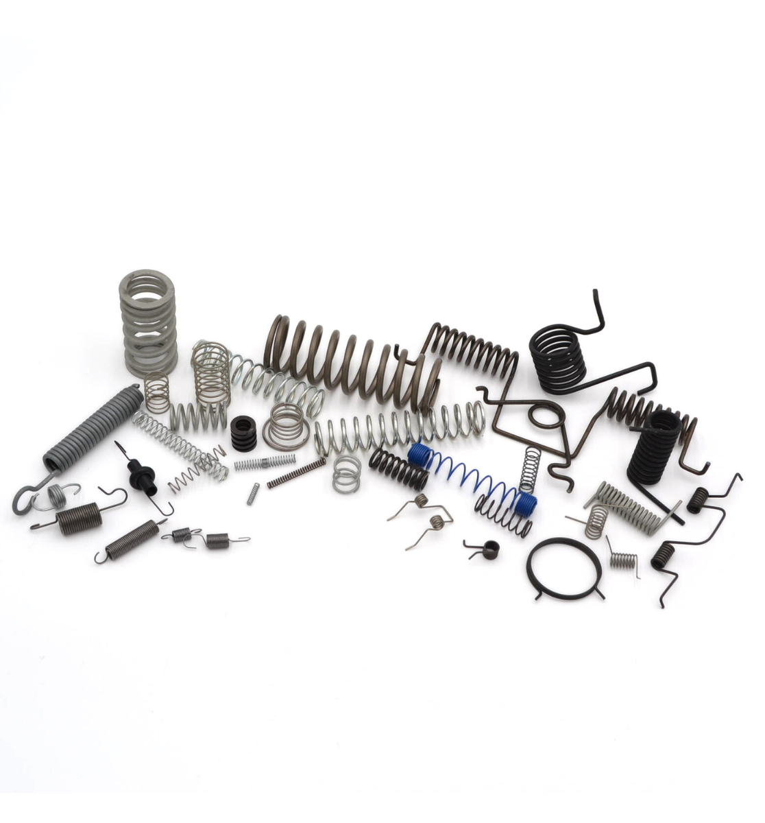 Group of spring products at Apex Spring and Stamping