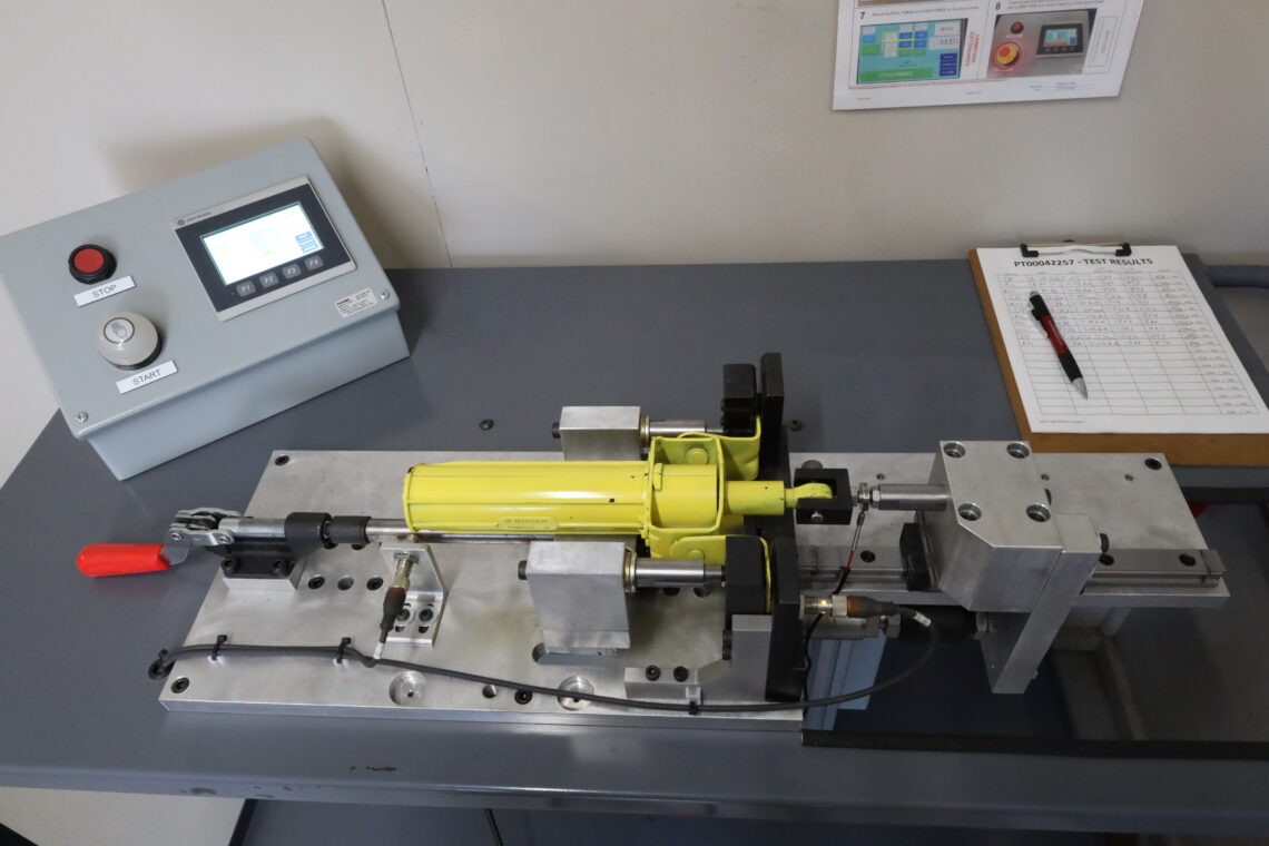 Image of a machine to text an assembly at Apex.
